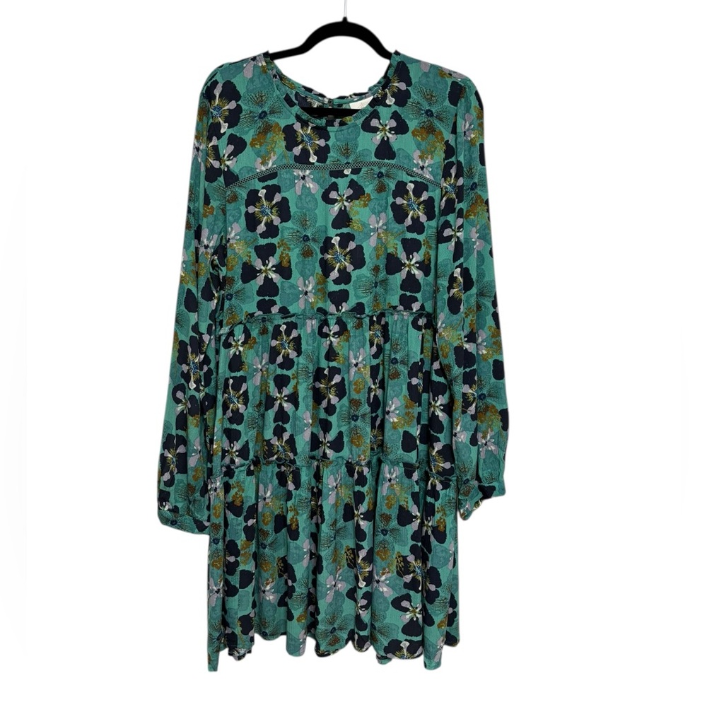 Knox Rose Teal Floral Mini Dress